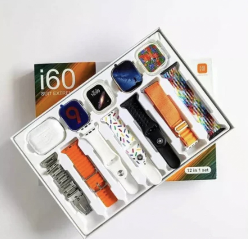 Combo i60+2 relojes+7 pulsos